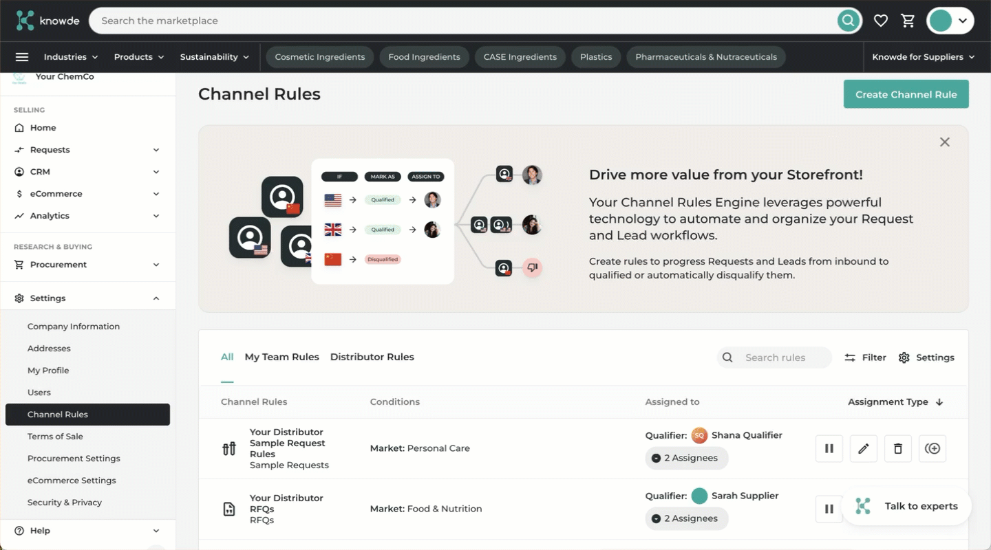 Managing Channel Rules on Knowde.gif